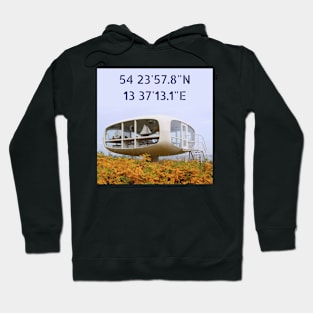 Binz Mütherturm with coordinates Hoodie